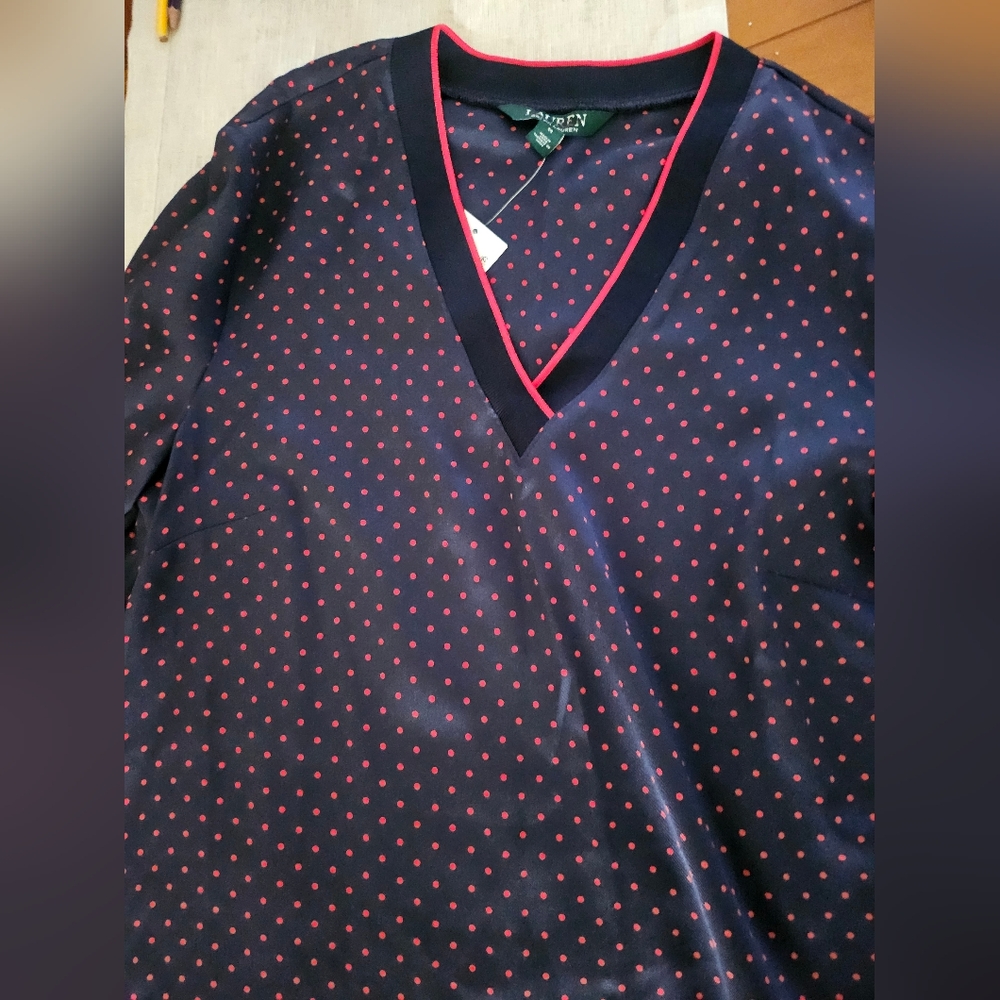 Ralph Lauren women's silky top size Medium